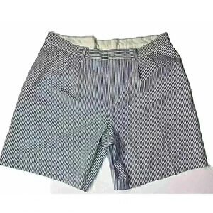 Brooks Brothers 346 Men's Blue and White Seersucker Shorts Size 42